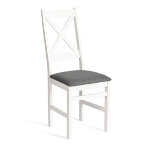 Обеденный стул CROSSMAN / white, ткань тёмно-серая (150) разобранный id 20024 в Саратове